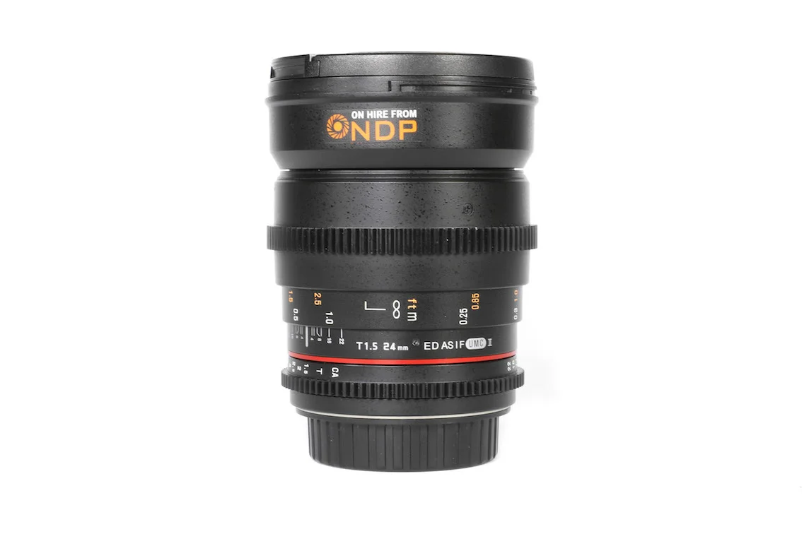 Samyang EF Mount 24mm T1.5 Lens Hire - £20/Day or £60/Week — New